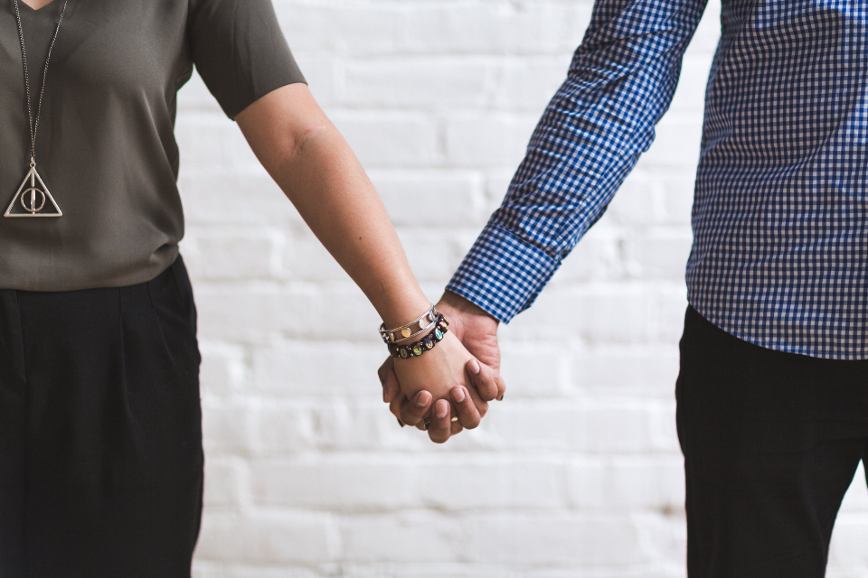 Couple Holding